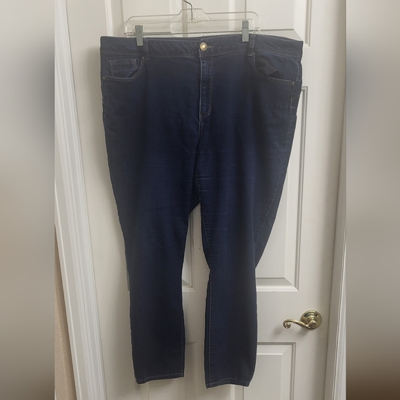 dJeans Denim - dJeans Dark Wash Jeans, Size 22W